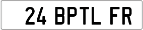 Truck License Plate